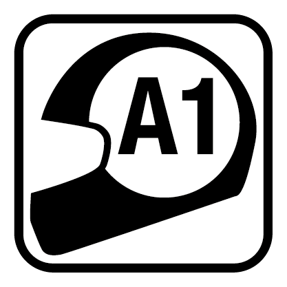 Compatible with A1 driving license