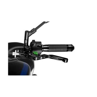 PUIG MANETE DE EMBRAIAGEM EXTENSIVEL 3.0 PRETO C/AFINAD.VERD