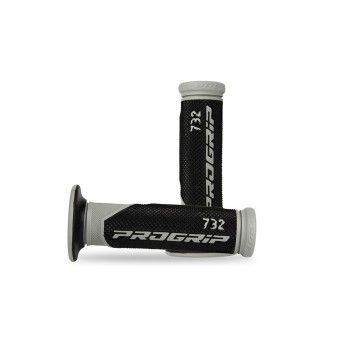 PROGRIP PU�OS 732 SUPERBIKE GRIS/NEGRO