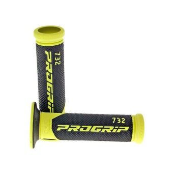 PROGRIP PUÑOS 732 SUPERBIKE FLUOR AMARILLO PROGRIP PUÑOS 732 SUPERBIKE FLUOR AMARILLO