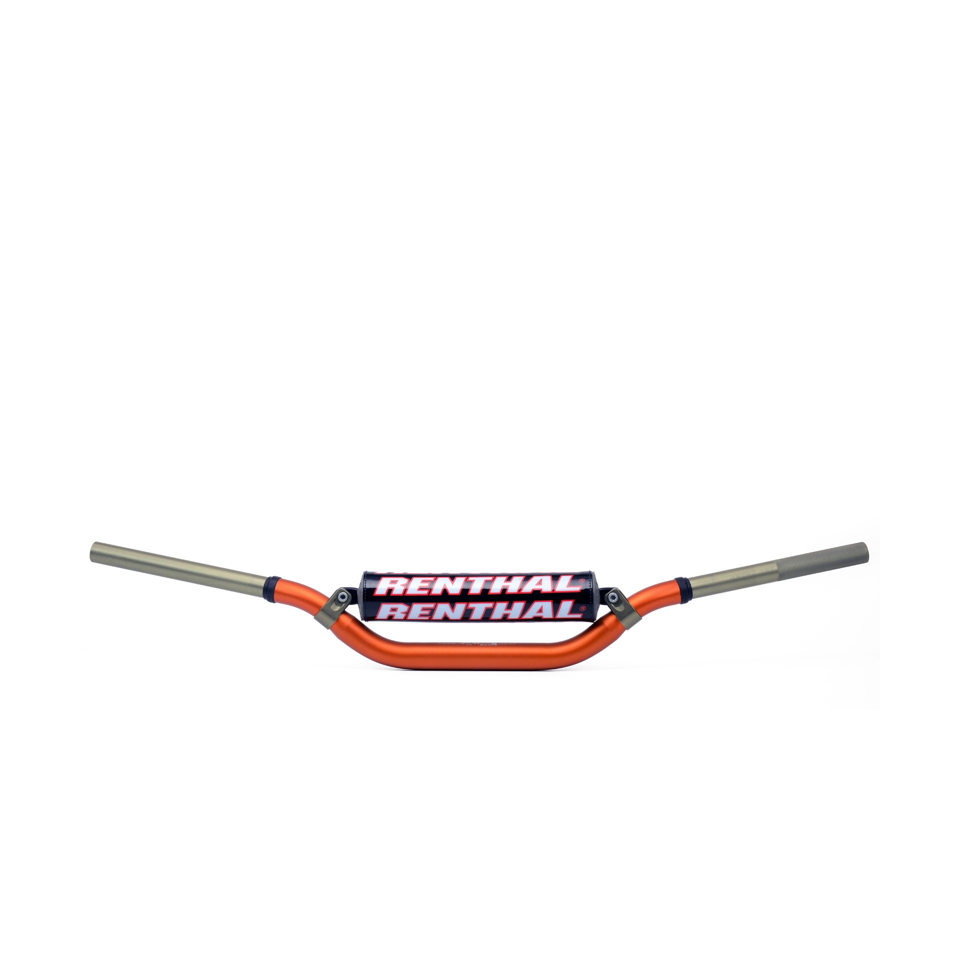RENTHAL HANDLEBAR TWINWALL ORANGE - PADDED RENTHAL HANDLEBAR TWINWALL ORANGE - PADDED