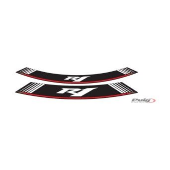PUIG YZF-R1 FITAS DE RODA PERSONALIZADAS PRATEADO PUIG YZF-R1 FITAS DE RODA PERSONALIZADAS PRATEADO