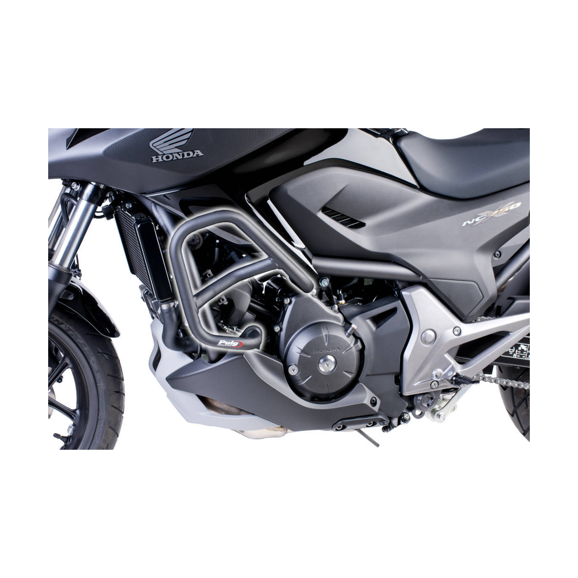 PUIG NC700X 2012-18 PROTE��O DE MOTOR PRETO