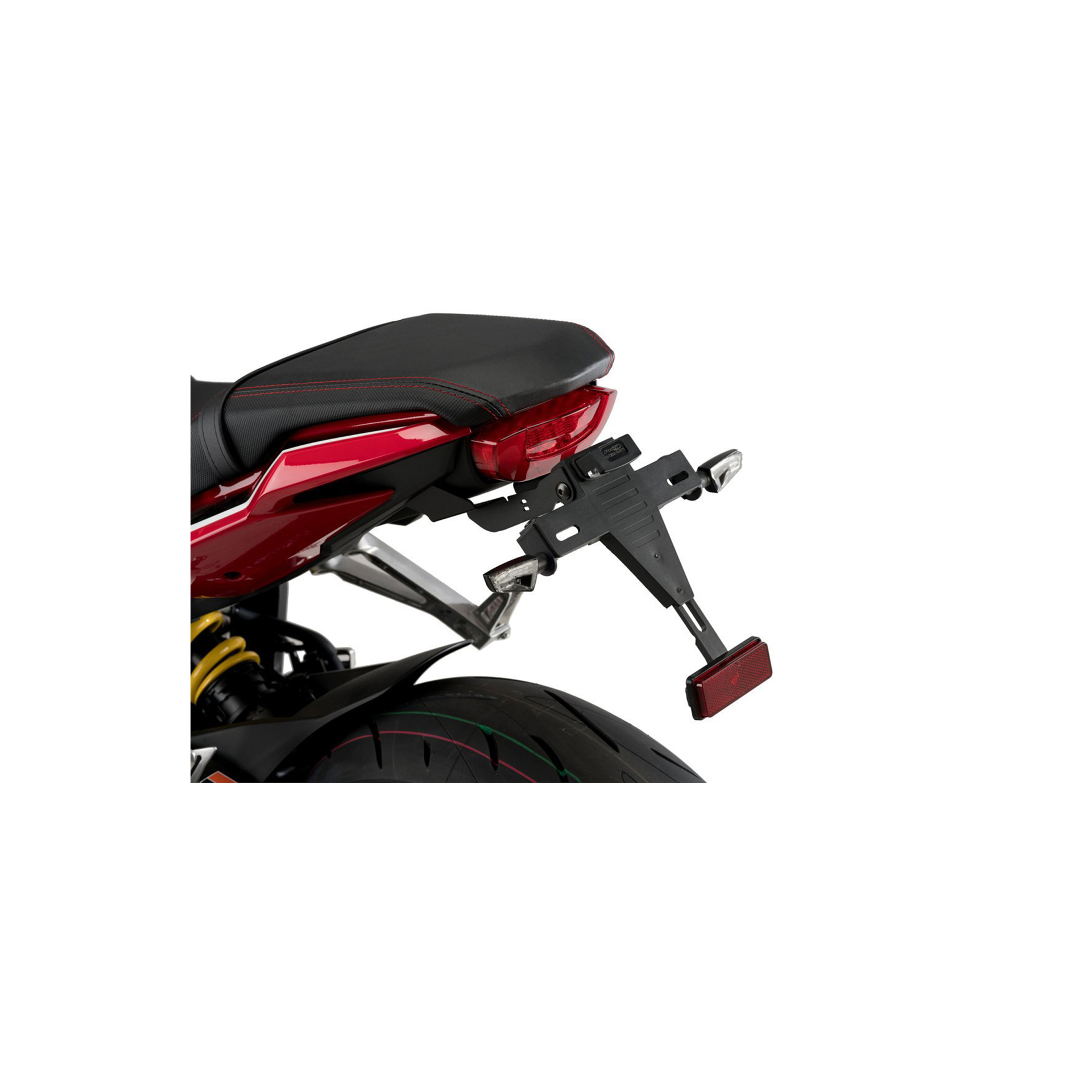 PUIG CB650R 2021 SUPORTE MATRICULA PRETO PUIG CB650R 2021 SUPORTE MATRICULA PRETO