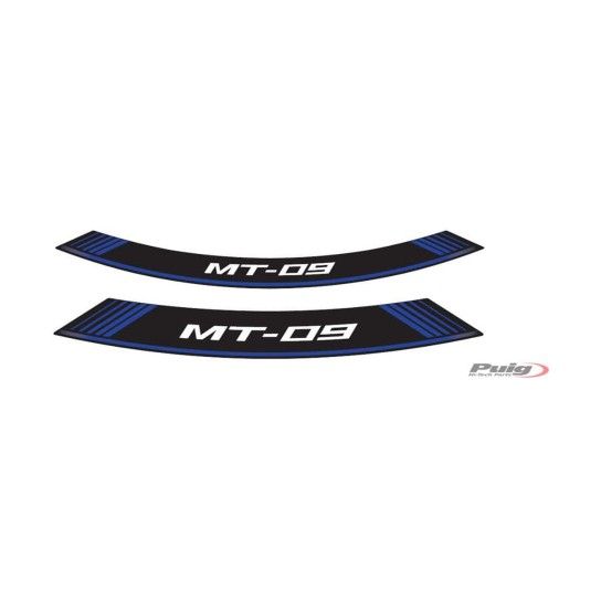 PUIG MT-09 FITAS DE RODA PERSONALIZADAS AZUL