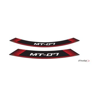 PUIG MT-07 FITAS DE RODA PERSONALIZADAS VERMELHAS PUIG MT-07 FITAS DE RODA PERSONALIZADAS VERMELHAS