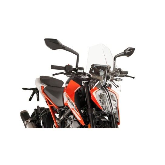 PUIG KTM 125 DUKE 2017 PARABRISAS NAKED TRANSPARENTE PUIG KTM 125 DUKE 2017 PARABRISAS NAKED TRANSPARENTE