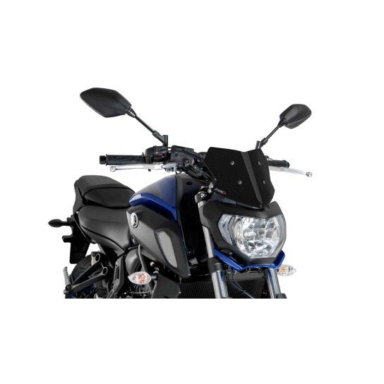 PUIG MT-07 2018 PARABRISAS NAKED NG CARBONO PUIG MT-07 2018 PARABRISAS NAKED NG CARBONO