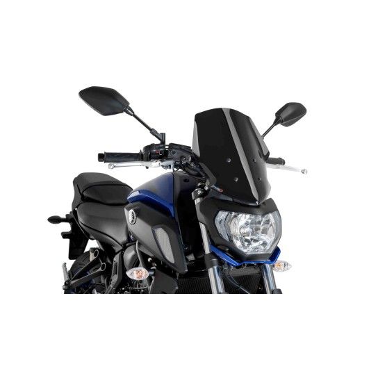 PUIG YAMAHA MT-07 2018 PARABRISAS NAKED PRETO PUIG YAMAHA MT-07 2018 PARABRISAS NAKED PRETO