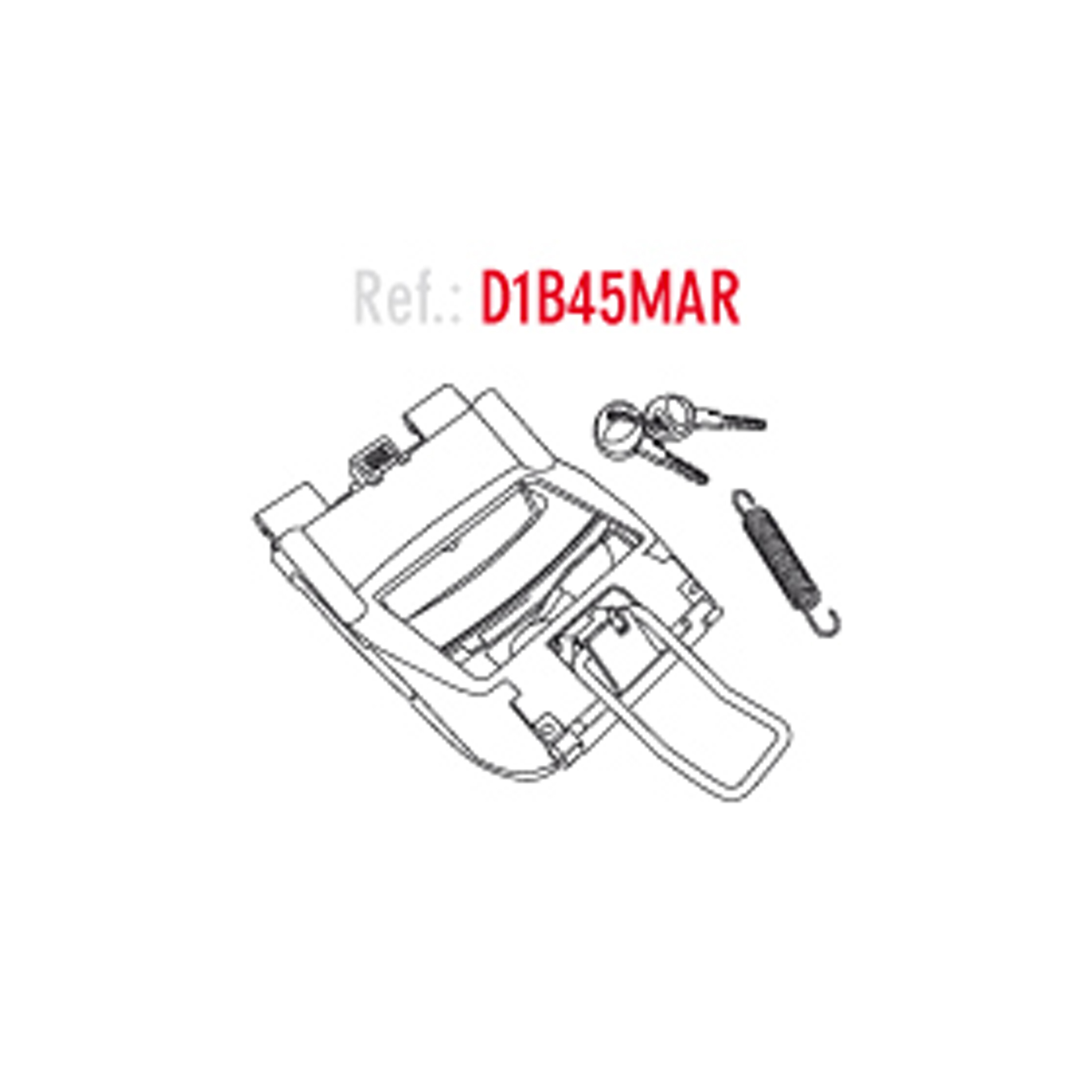 SHAD SH40/ SH45 FECHO COMPLETO SHAD SH40/ SH45 FECHO COMPLETO