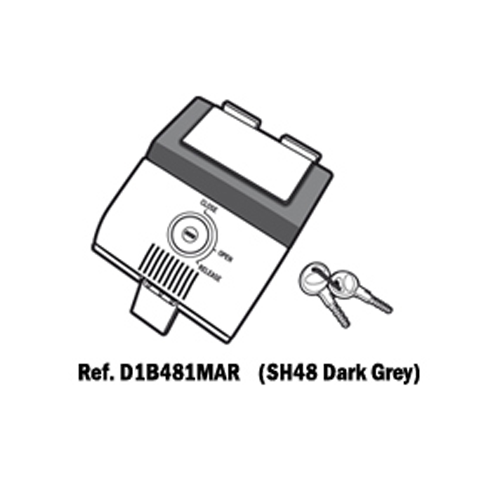 SHAD SH48 FECHO COMPLETO (CZ ESC) SHAD SH48 FECHO COMPLETO (CZ ESC)