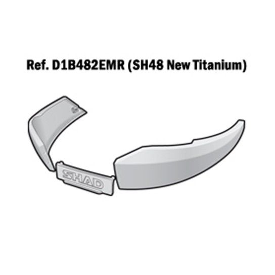SHAD SH48 TAMPAS LATERAIS NEW TITANIUM SHAD SH48 TAMPAS LATERAIS NEW TITANIUM