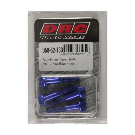 DIRT FREAK PARAFUSO TAPER M6 30mm AZUL 4UNID DIRT FREAK PARAFUSO TAPER M6 30mm AZUL 4UNID