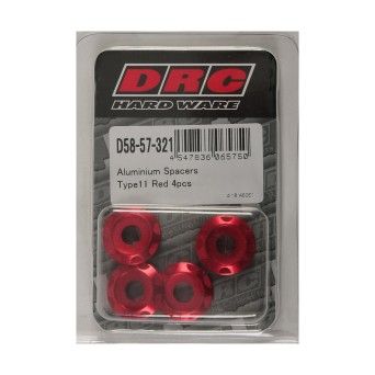 DIRT FREAK ESPA�ADOR M6 TIPO-11 VERMELHO 4UNID