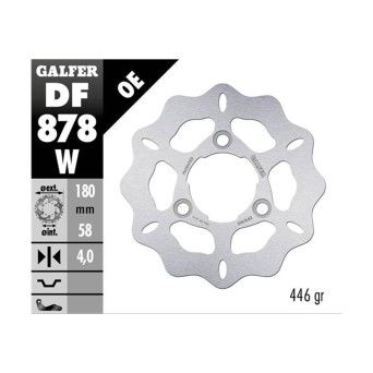 GALFER DISCO WAVE FIXED 80x3,8mm GALFER DISCO WAVE FIXED 80x3,8mm