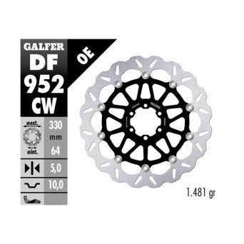 GALFER DISC WAVE FLOATING FRONT