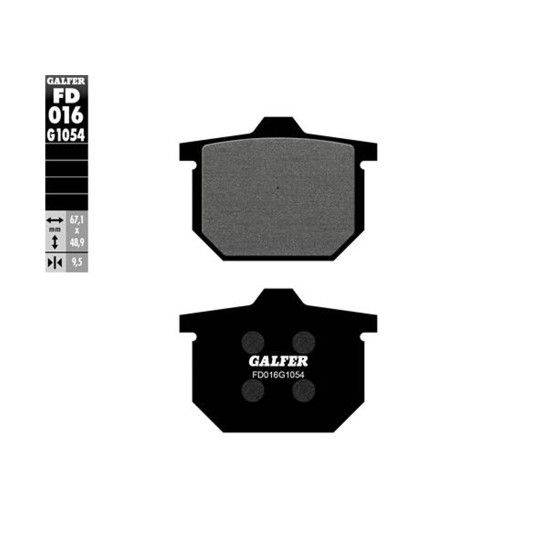 GALFER 016-1054 PASTILHAS GALFER 016-1054 PASTILHAS