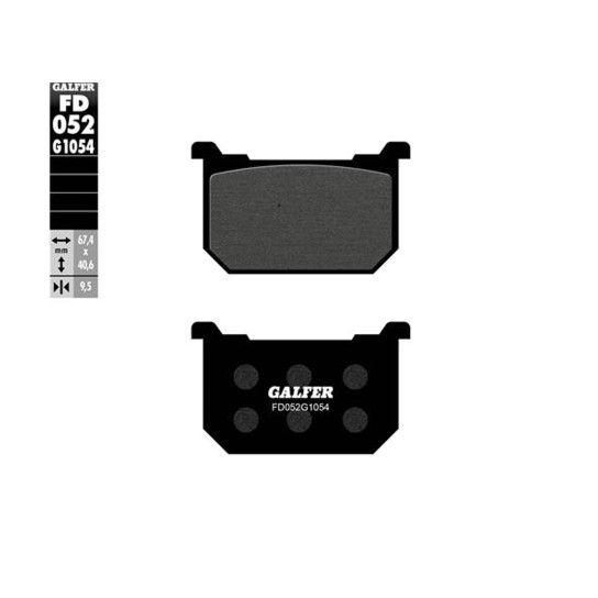 GALFER 052-1054 PASTILHAS DE TRAVAO GALFER 052-1054 PASTILHAS DE TRAVAO