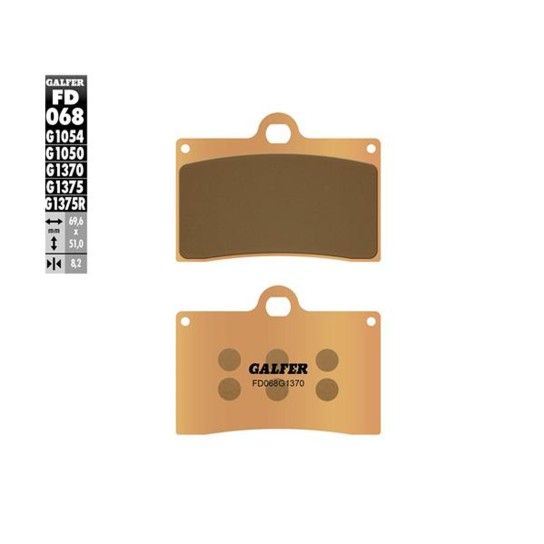 GALFER 068-1370 PASTILHAS GALFER 068-1370 PASTILHAS