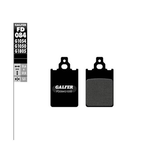 GALFER 084-1050 PASTILHAS TRAVAO GALFER 084-1050 PASTILHAS TRAVAO
