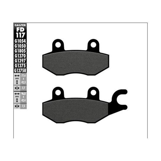 GALFER 117-1054 PASTILHAS GALFER 117-1054 PASTILHAS