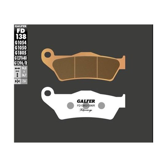 GALFER 138-1396 PASTILHAS RACING GALFER 138-1396 PASTILHAS RACING