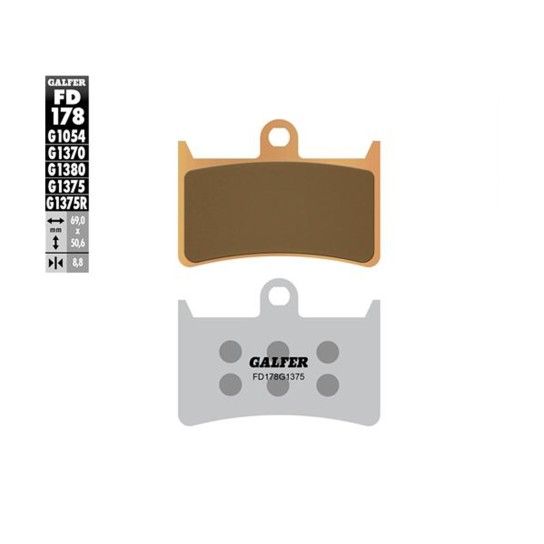 GALFER 178-1375 PASTILHAS TRAVAO GALFER 178-1375 PASTILHAS TRAVAO