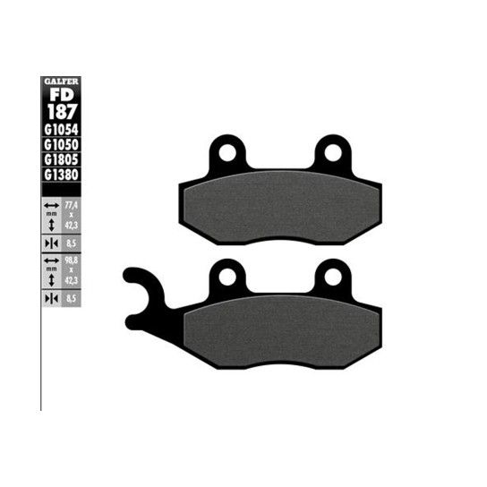 GALFER 187-1054 PASTILHAS GALFER 187-1054 PASTILHAS