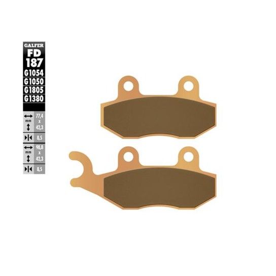 GALFER BRAKE PADS 187-1380