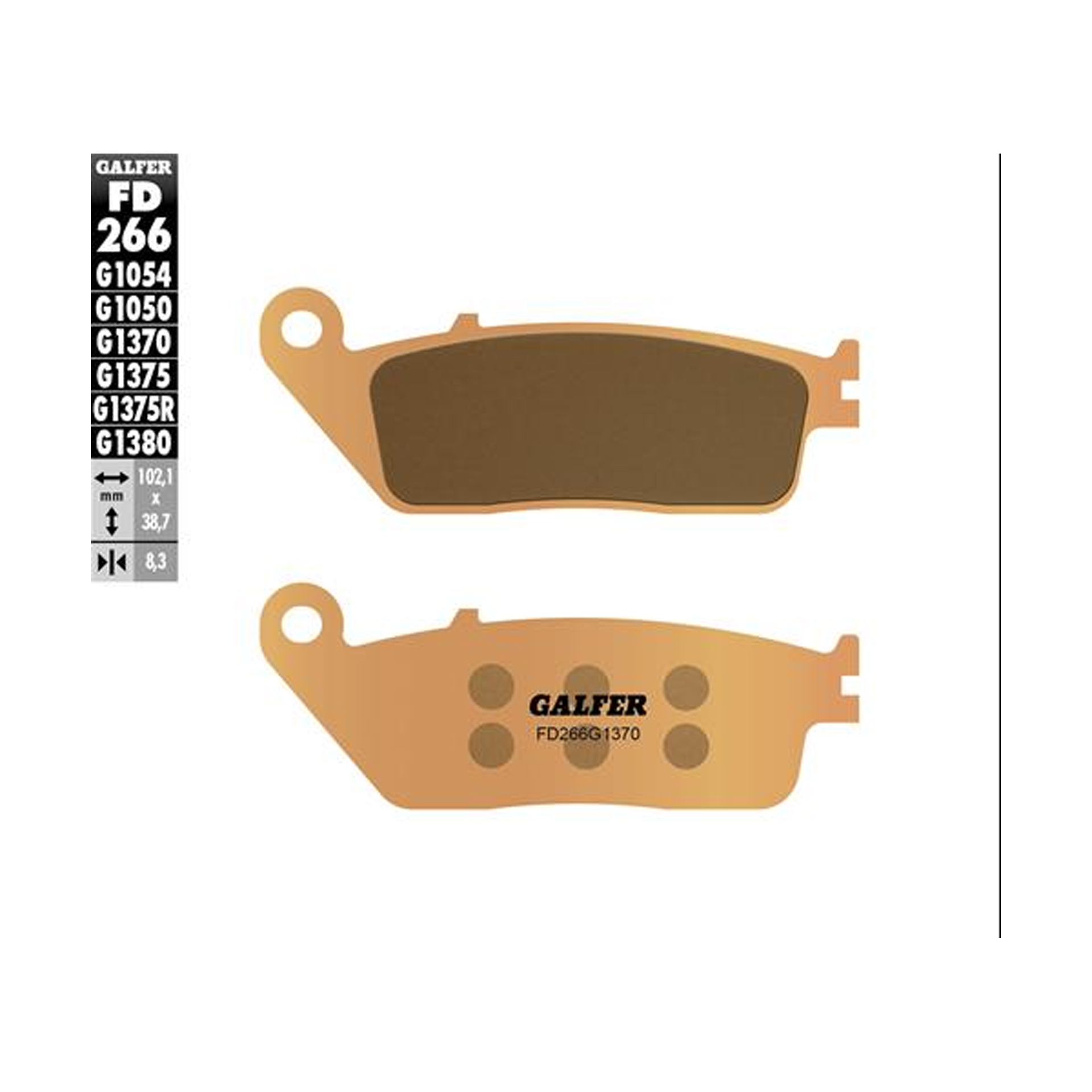GALFER 266-1370 PASTILHAS GALFER 266-1370 PASTILHAS