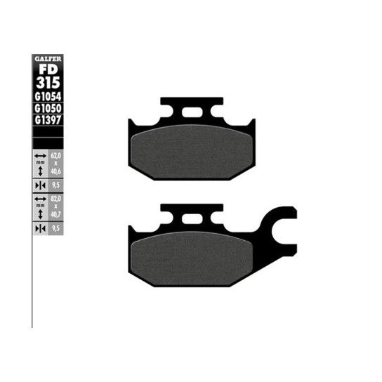 GALFER 315-1054 PASTILHAS GALFER 315-1054 PASTILHAS