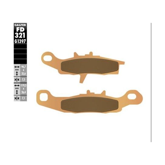 GALFER 321-1397 PASTILHAS GALFER 321-1397 PASTILHAS