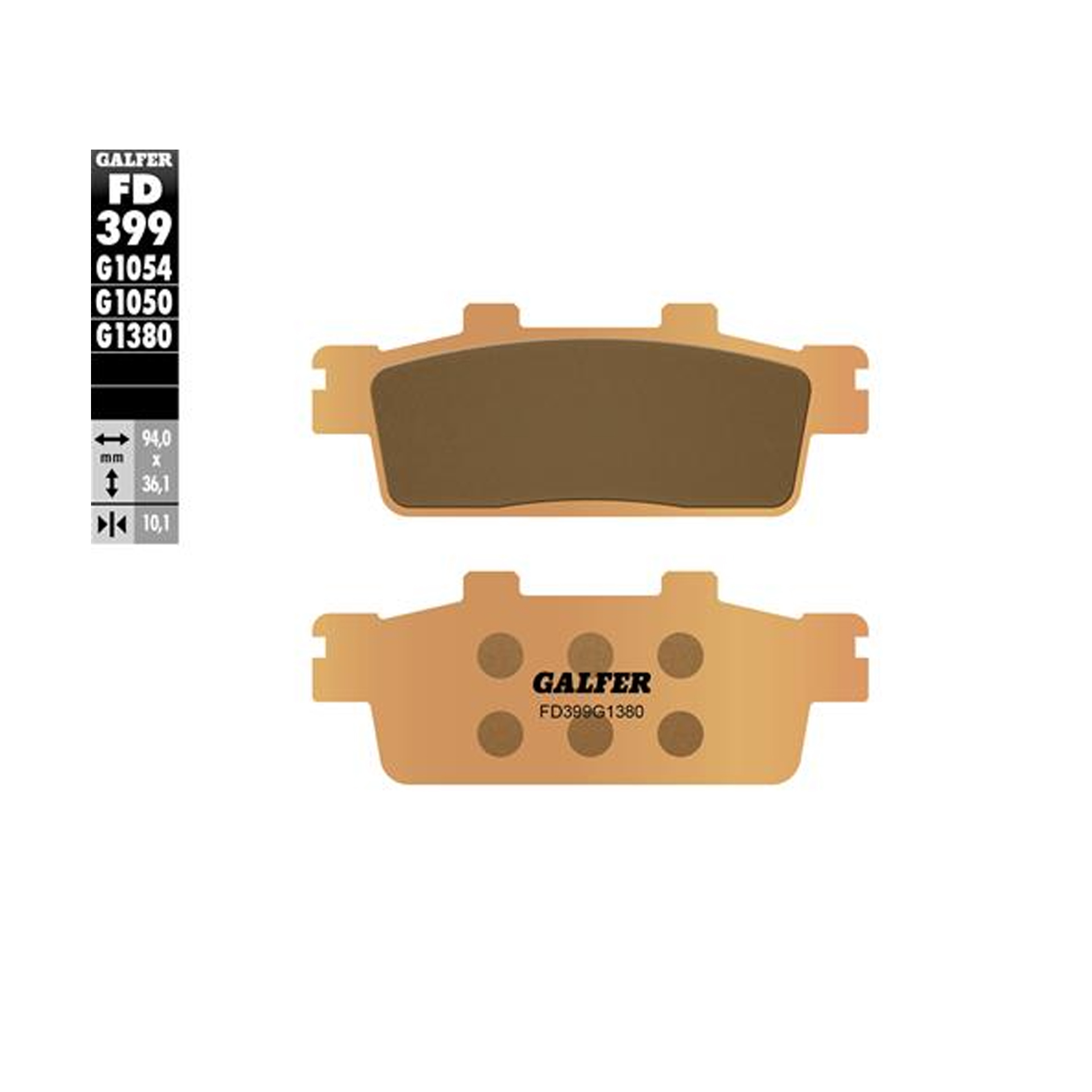 GALFER 399-1380 PASTILHAS TRAVAO GALFER 399-1380 PASTILHAS TRAVAO