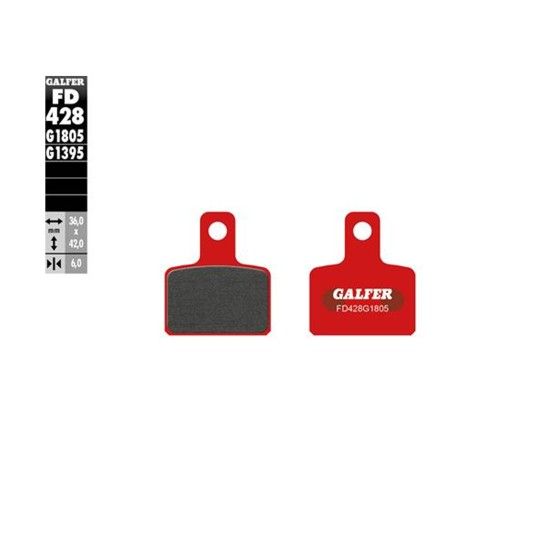 GALFER 428-1805 PASTILHAS TRAVAO TRIAL GALFER 428-1805 PASTILHAS TRAVAO TRIAL