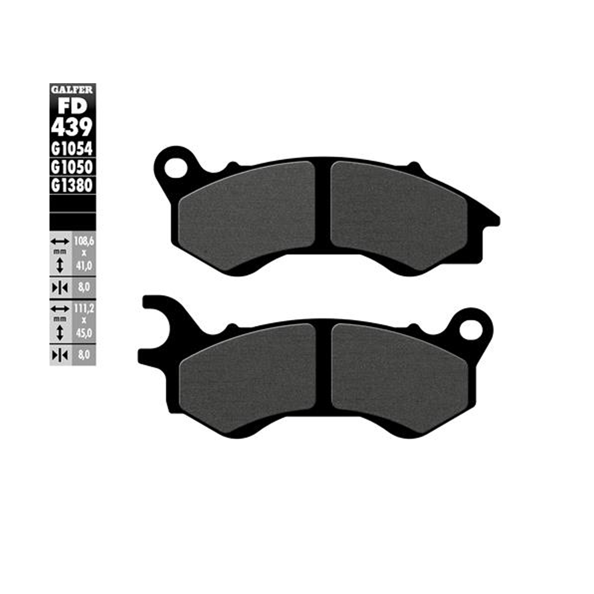 GALFER 439-1050 PASTILHAS DE TRAVAO PCX125