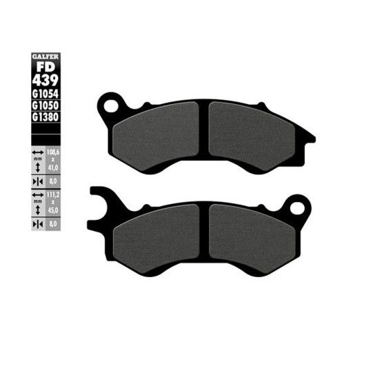 GALFER 439-1050 PASTILHAS DE TRAVAO PCX125