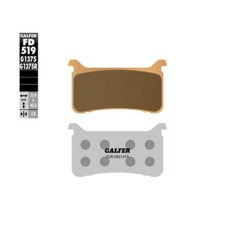 GALFER 519-1375 PASTILHAS DE TRAVAO