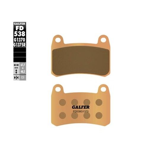 GALFER 538-1370 PASTILHAS GALFER 538-1370 PASTILHAS
