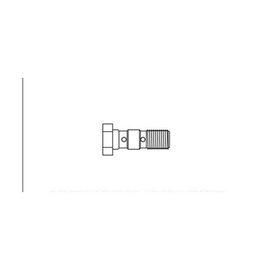 GALFER PARAFUSO BANJO DUPLO M125 GALFER PARAFUSO BANJO DUPLO M125