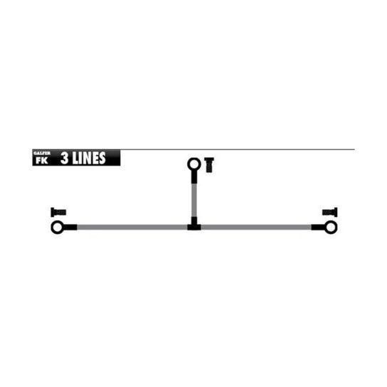 GALFER KXF450 07-08 TUBO TRAVAO FRENTE CARBONO GALFER KXF450 07-08 TUBO TRAVAO FRENTE CARBONO