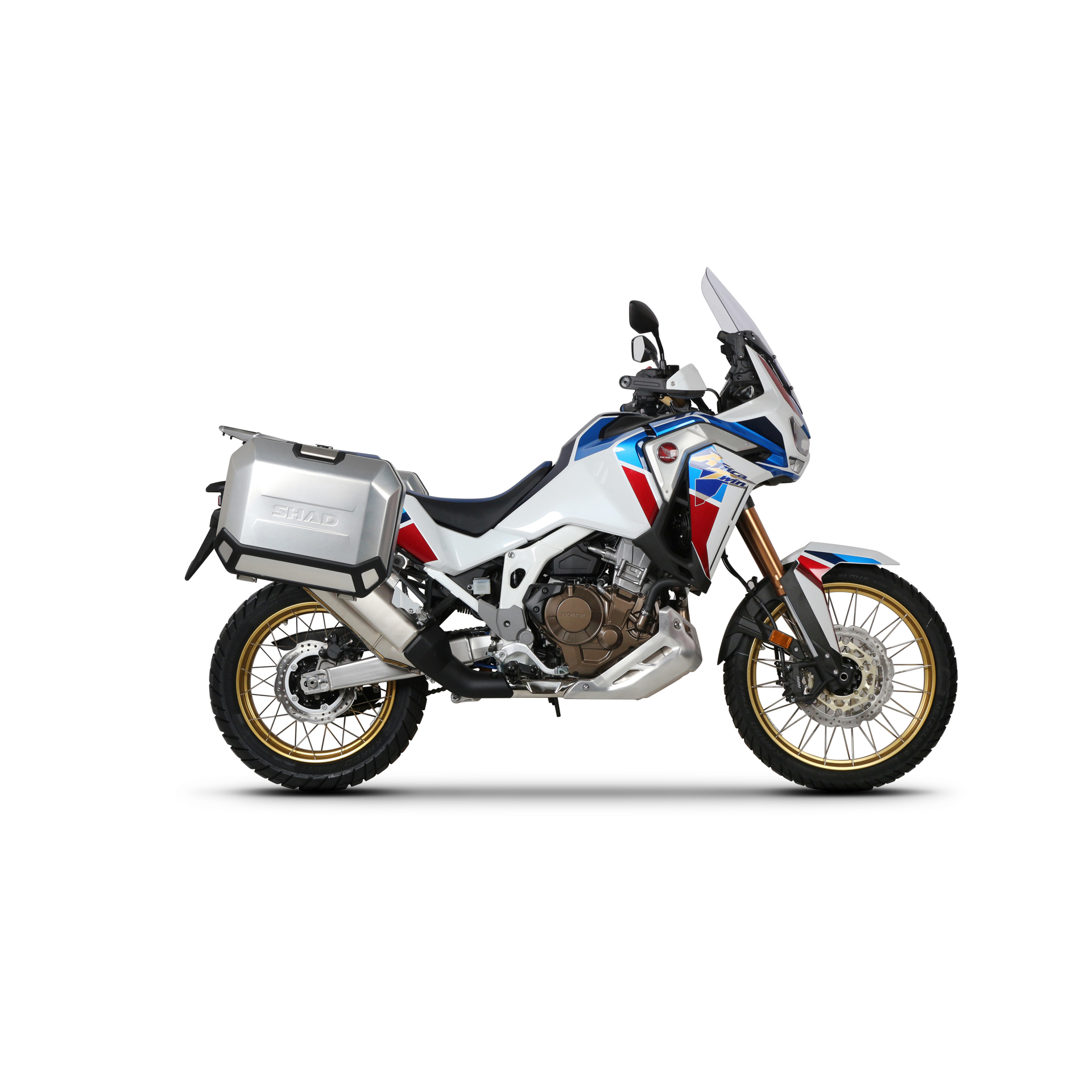 SHAD AFRICA TWIN ADVENTURE SPORT CRF1100L LATERAL 4P SYSTEM SHAD AFRICA TWIN ADVENTURE SPORT CRF1100L LATERAL 4P SYSTEM