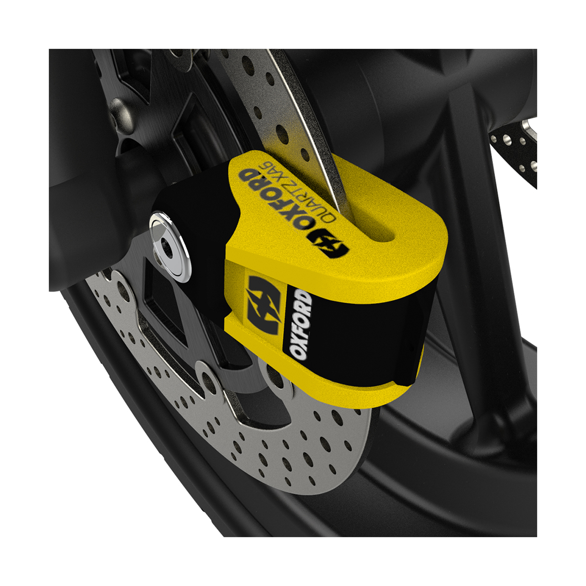 OXFORD ALOQUETE DISCO ALARME XA6 (6MM) AMARELO/PRETO
