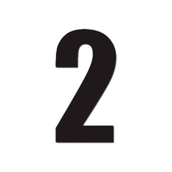 DIRT FREAK AUTOCOLANTE MX2 NUMERO 2 PRETO 3UNID DIRT FREAK AUTOCOLANTE MX2 NUMERO 2 PRETO 3UNID