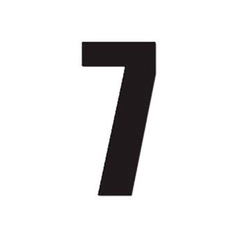 DIRT FREAK AUTOCOLANTE MX2 NUMERO 7 PRETO 3UNID DIRT FREAK AUTOCOLANTE MX2 NUMERO 7 PRETO 3UNID