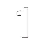 DIRT FREAK AUTOCOLANTE MX2 NUMERO 1 BRANCO 3UNID DIRT FREAK AUTOCOLANTE MX2 NUMERO 1 BRANCO 3UNID