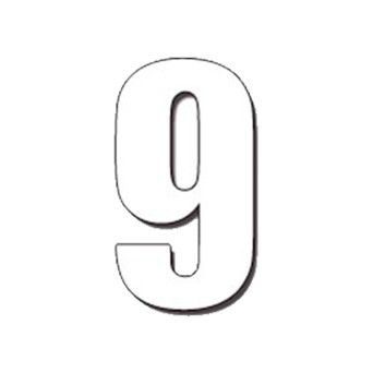 DIRT FREAK AUTOCOLANTE MX2 NUMERO 9 BRANCO 3UNID DIRT FREAK AUTOCOLANTE MX2 NUMERO 9 BRANCO 3UNID