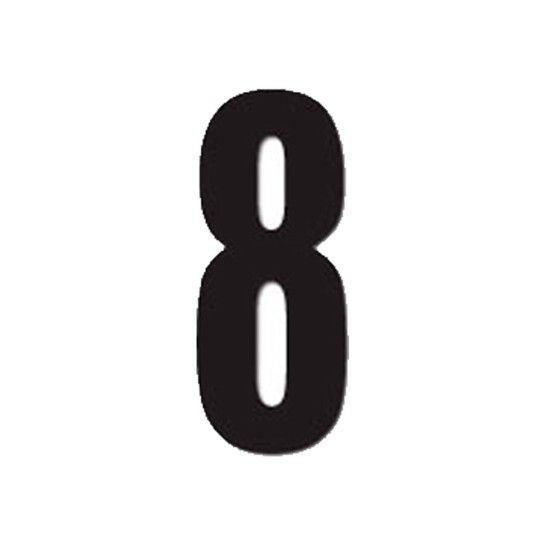 DIRT FREAK AUTOCOLANTE MX3 NUMERO 8 PRETO 3UNID zzz DIRT FREAK AUTOCOLANTE MX3 NUMERO 8 PRETO 3UNID zzz
