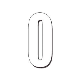 DIRT FREAK AUTOCOLANTE MX3 NUMERO 0 BRANCO 3UNID DIRT FREAK AUTOCOLANTE MX3 NUMERO 0 BRANCO 3UNID