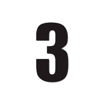 DIRT FREAK AUTOCOLANTE ED2 NUMERO 3 PRETO 3UNID DIRT FREAK AUTOCOLANTE ED2 NUMERO 3 PRETO 3UNID
