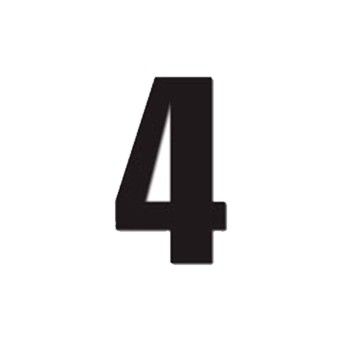 DIRT FREAK AUTOCOLANTE ED2 NUMERO 4 PRETO 3UNID DIRT FREAK AUTOCOLANTE ED2 NUMERO 4 PRETO 3UNID